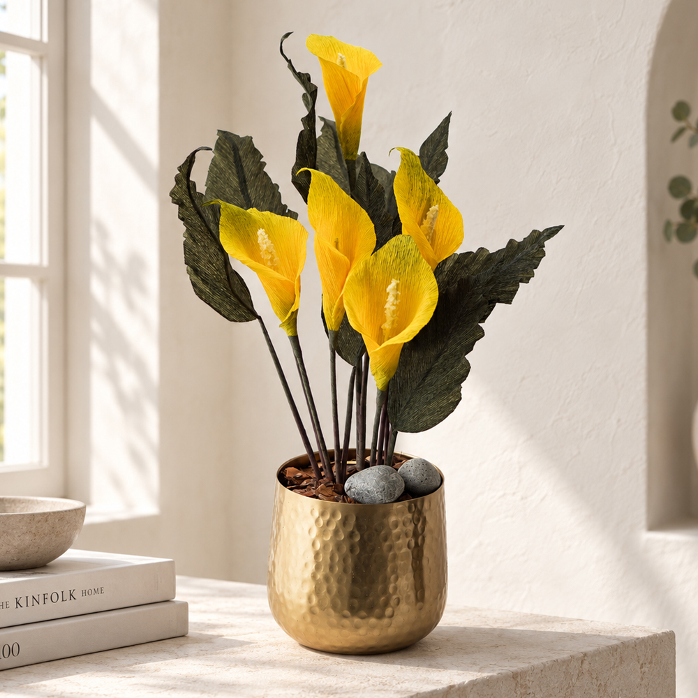 How to Make a Paper Calla Lily: Realistic Crepe Paper Flower Tutorial