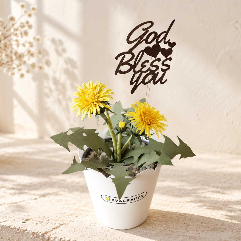 Paper Flower Tutorial: Make a Dandelion Pot You’ll Want to Show Off